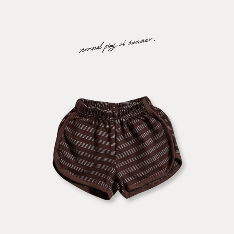 Normalplay - Korean Baby Fashion - #babyboutique - Chocolate Shorts - 4