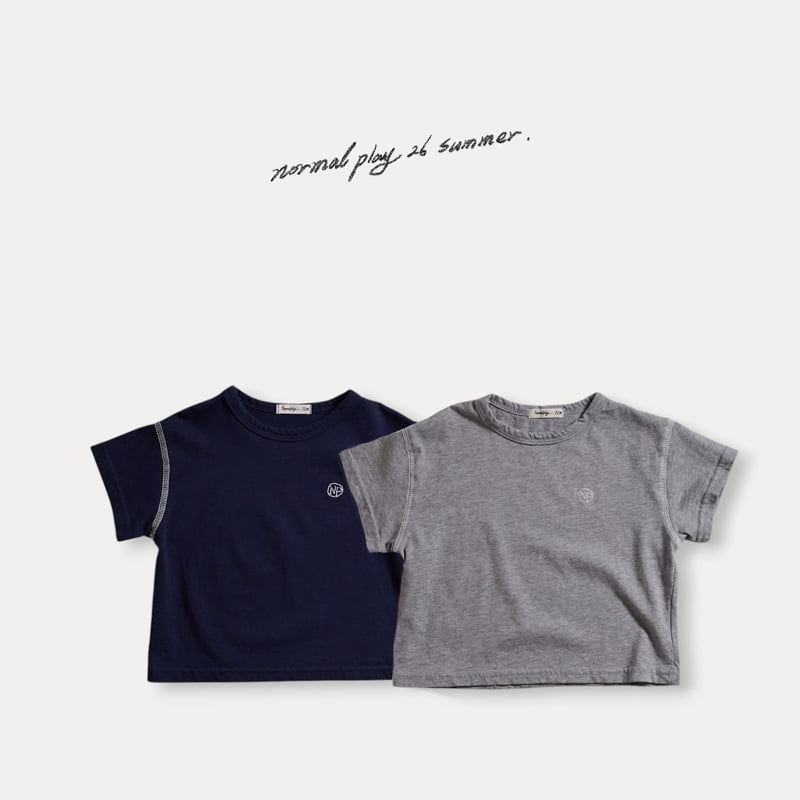 Normalplay - Korean Baby Fashion - #babyclothing - French Single Short Sleeve Tee - 7