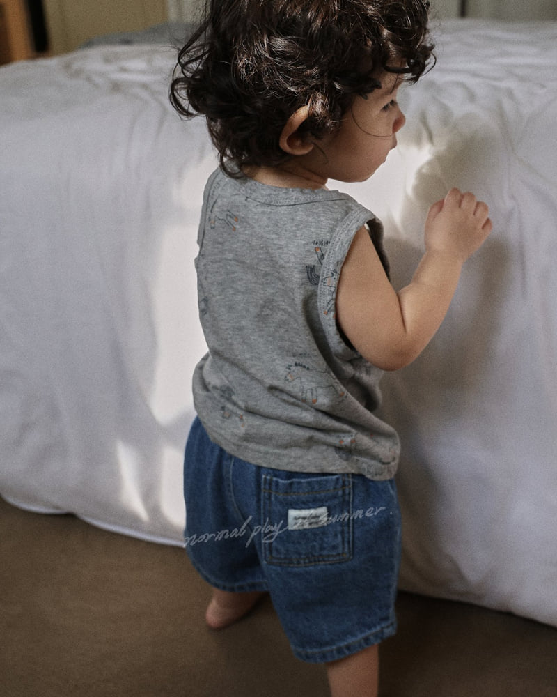 Normalplay - Korean Baby Fashion - #babyclothing - Pony Sleeveless Tee - 11