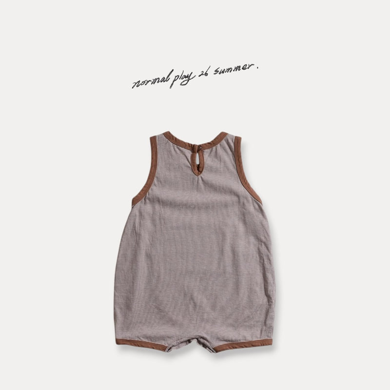 Normalplay - Korean Baby Fashion - #babyboutiqueclothing - Soft Pattern Baby Suit - 4