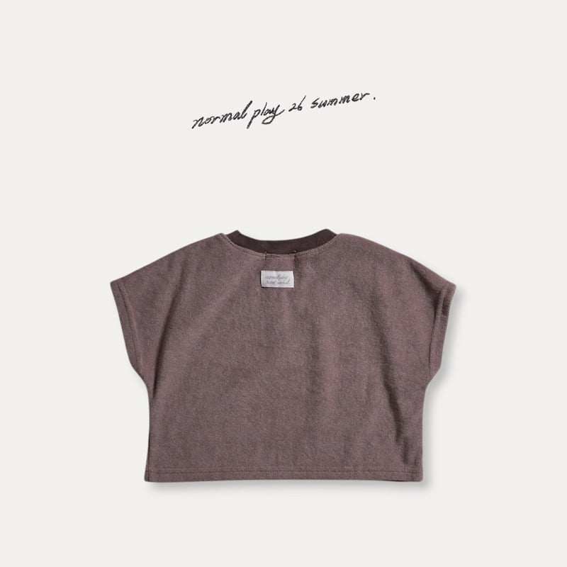 Normalplay - Korean Baby Fashion - #babyboutiqueclothing - Terry Oversized Tee - 4