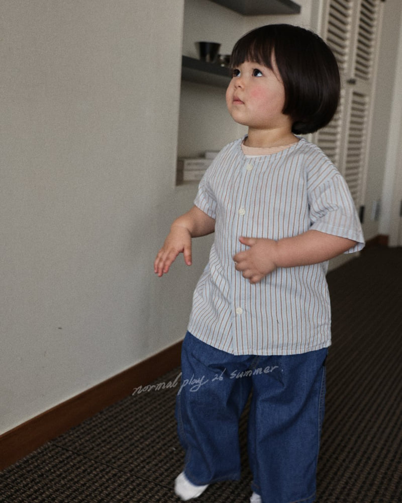 Normalplay - Korean Baby Fashion - #babyclothing - Wide Denim Pants - 12