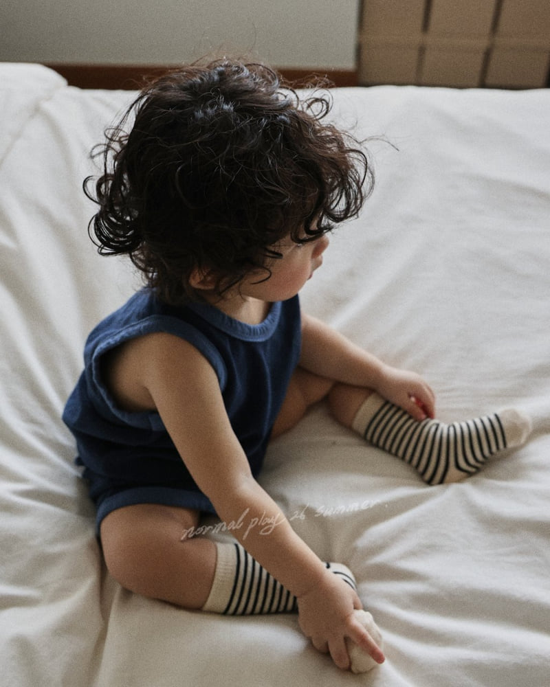 Normalplay - Korean Baby Fashion - #babyfashion - NP Terry Shorts - 7