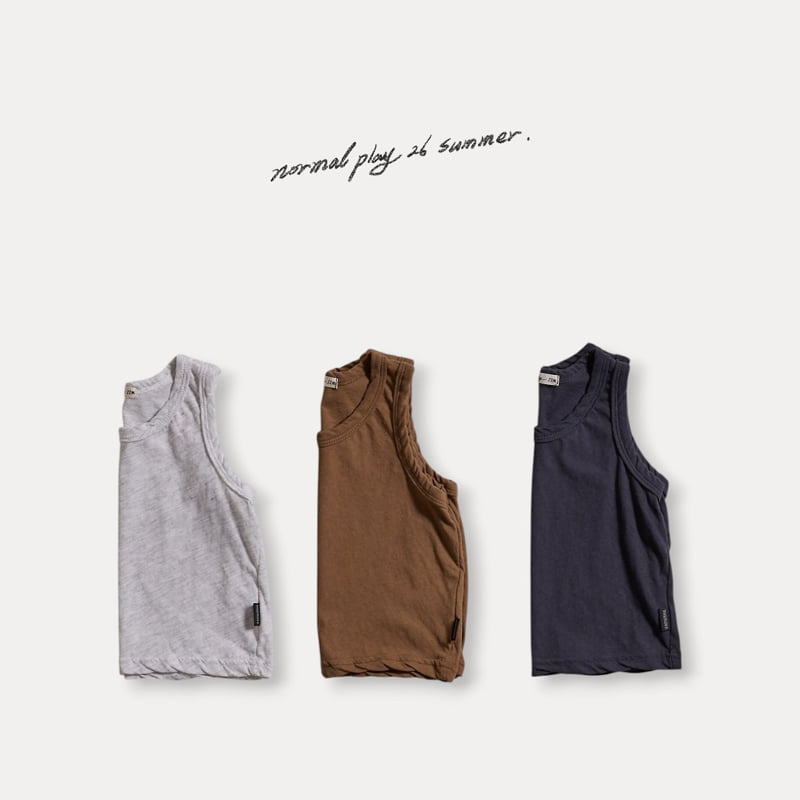 Normalplay - Korean Baby Fashion - #babyfashion - Robin Cooling Sleeveless Tee