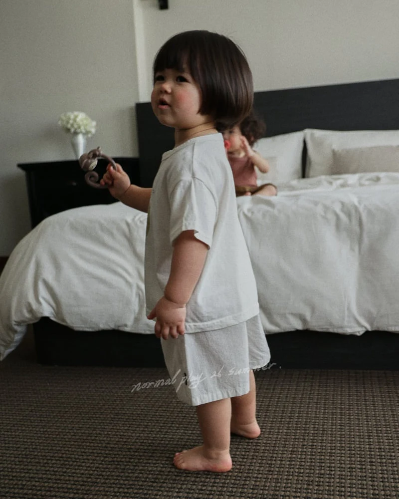 Normalplay - Korean Baby Fashion - #babyfever - Dino Short Sleeve Tee - 8