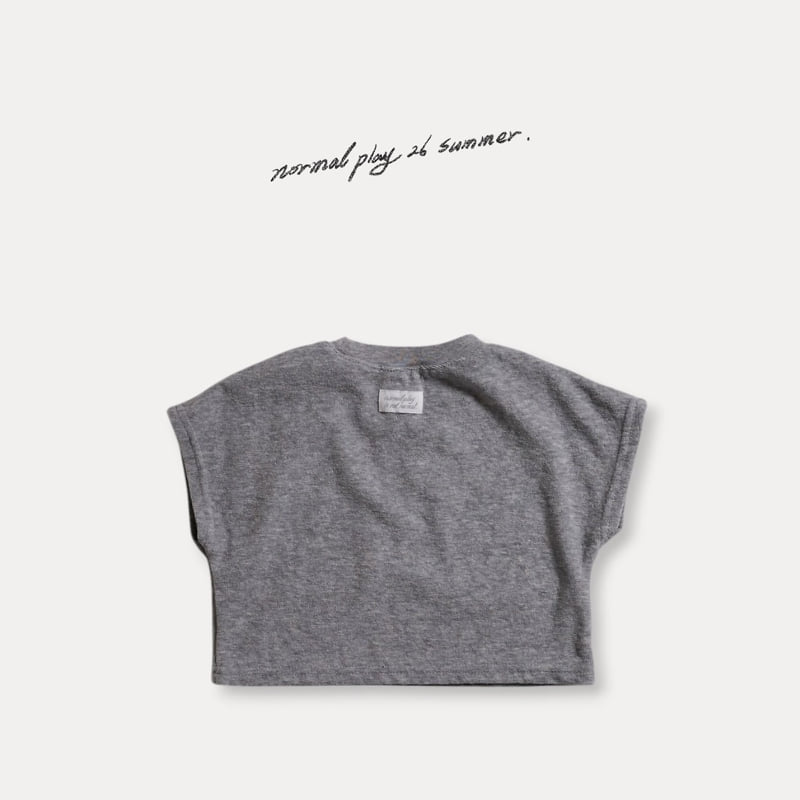 Normalplay - Korean Baby Fashion - #babyfever - Terry Oversized Tee - 6