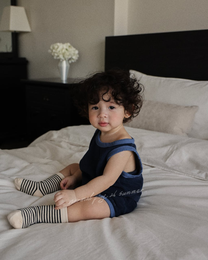 Normalplay - Korean Baby Fashion - #babygirlfashion - NP Terry Shorts - 9