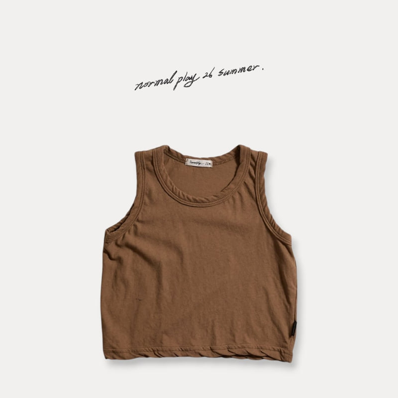 Normalplay - Korean Baby Fashion - #babygirlfashion - Robin Cooling Sleeveless Tee - 3