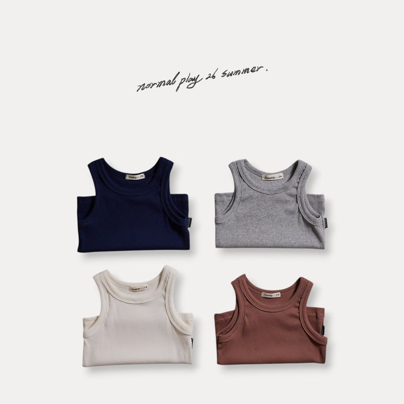 Normalplay - Korean Baby Fashion - #babygirlfashion - Soft Sleeveless Tee