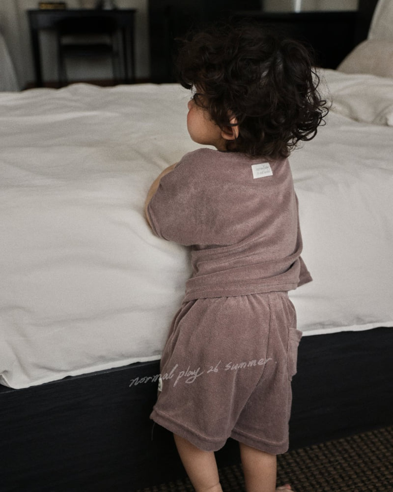 Normalplay - Korean Baby Fashion - #babygirlfashion - Terry Oversized Tee - 7