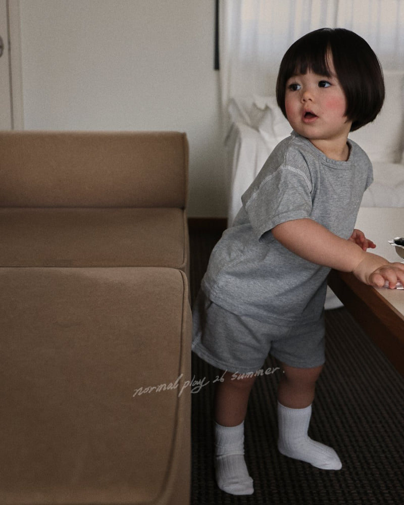 Normalplay - Korean Baby Fashion - #babylifestyle - French Single Short Sleeve Tee - 11