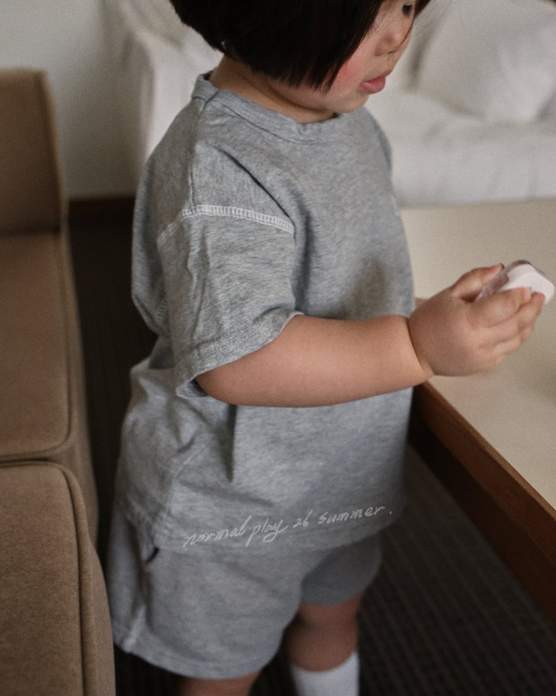 Normalplay - Korean Baby Fashion - #babyoninstagram - French Single Short Sleeve Tee - 12