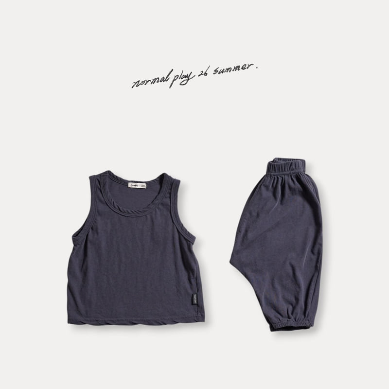 Normalplay - Korean Baby Fashion - #babyootd - Robin Cooling Sleeveless Tee - 6