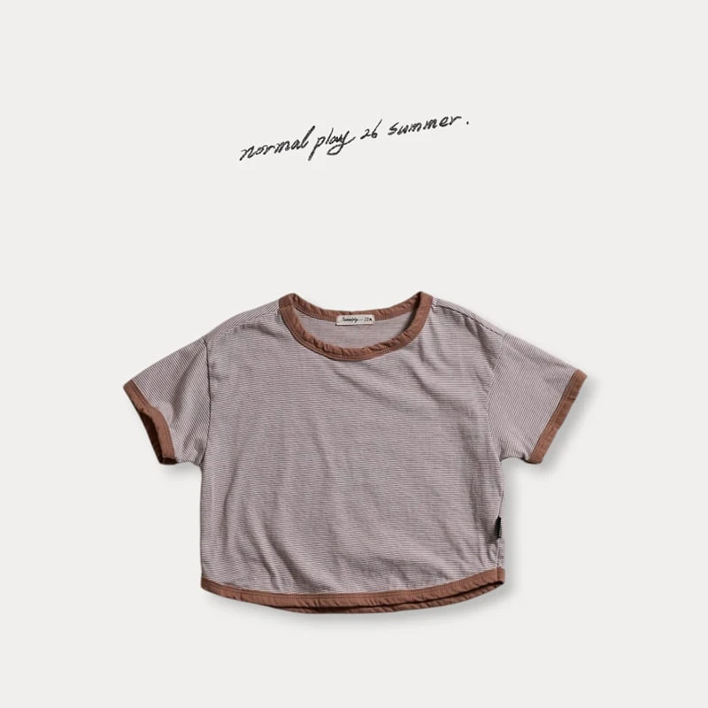 Normalplay - Korean Baby Fashion - #babyootd - Soft Pattern Tee - 3