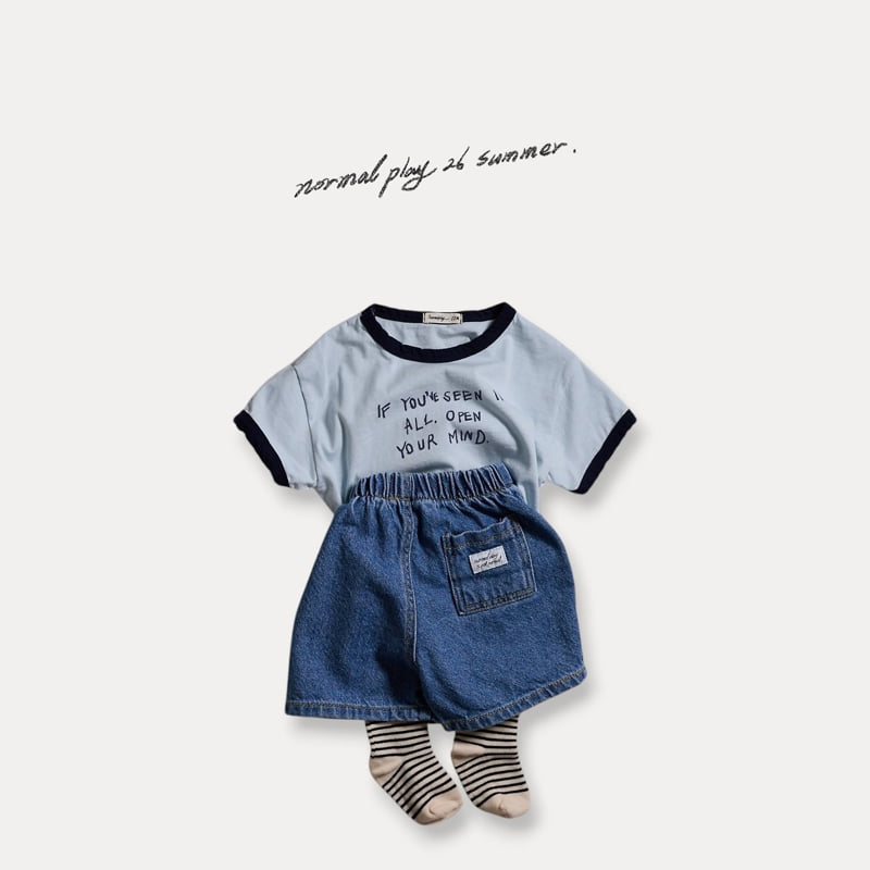 Normalplay - Korean Baby Fashion - #babyootd - If You Short Sleeve Tee - 11
