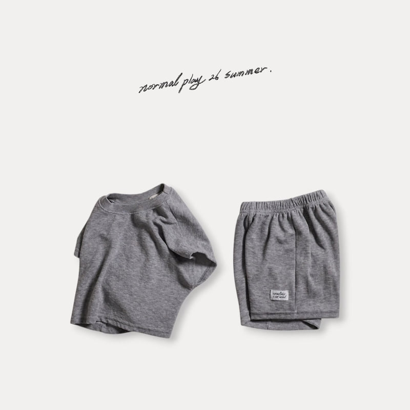 Normalplay - Korean Baby Fashion - #babyootd - Terry Oversized Tee - 10