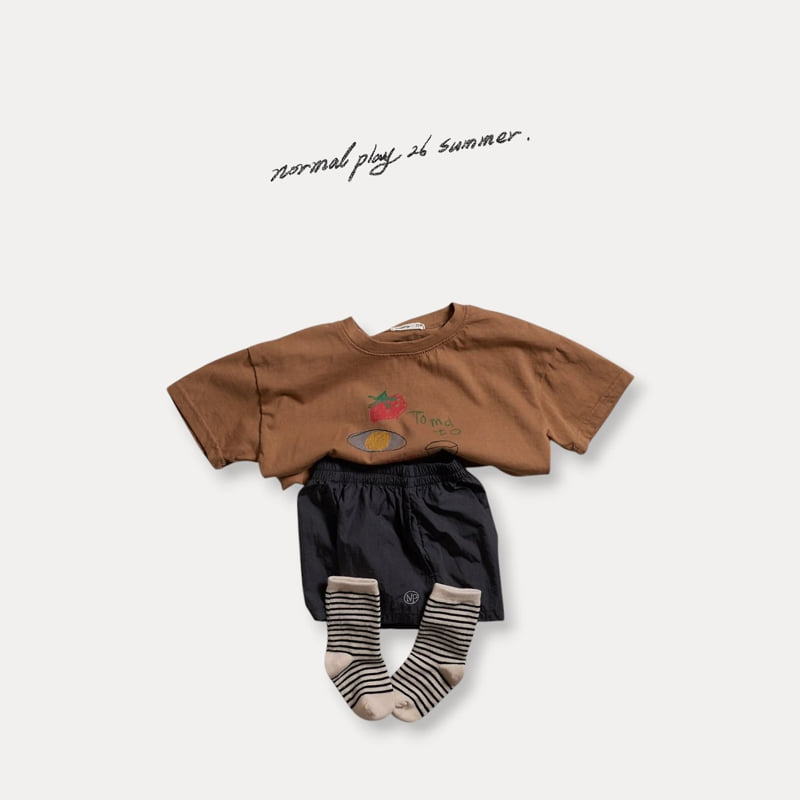 Normalplay - Korean Baby Fashion - #babyootd - Egg Short Sleeve Tee - 5