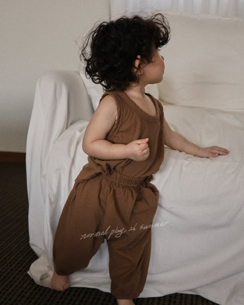 Normalplay - Korean Baby Fashion - #babyoutfit - Robin Cooling Sleeveless Tee - 8