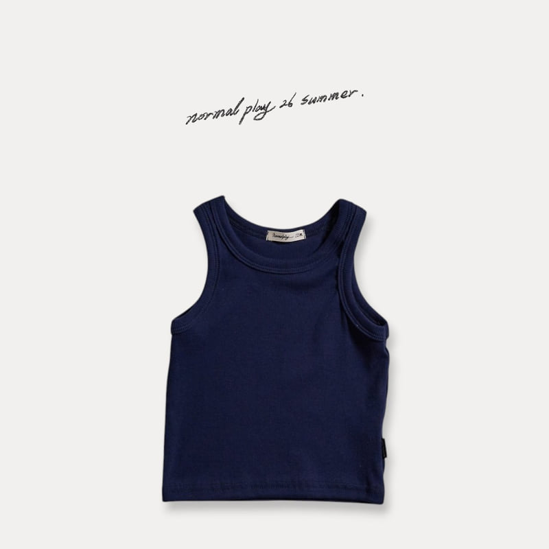 Normalplay - Korean Baby Fashion - #babyoutfit - Soft Sleeveless Tee - 5