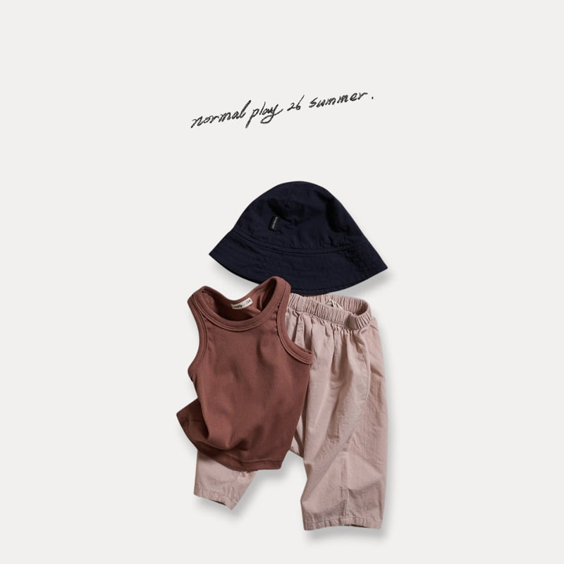 Normalplay - Korean Baby Fashion - #babyoutfit - Soft Sleeveless Tee - 6