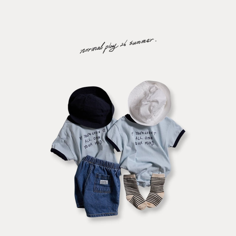 Normalplay - Korean Baby Fashion - #babyoutfit - If You Short Sleeve Tee - 12