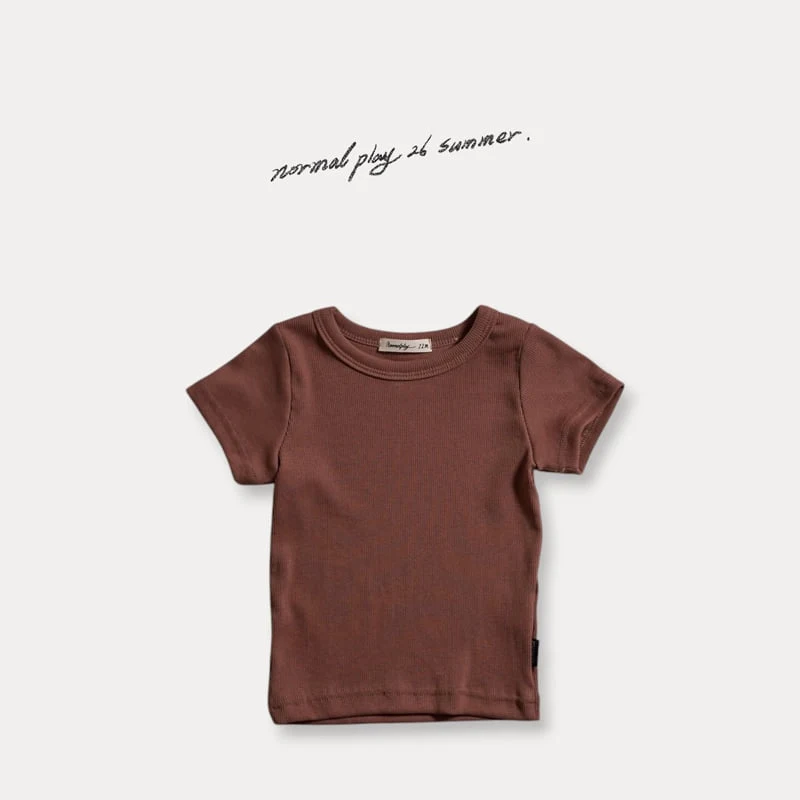 Normalplay - Korean Baby Fashion - #babyootd - Soft Short Sleeve Tee - 4