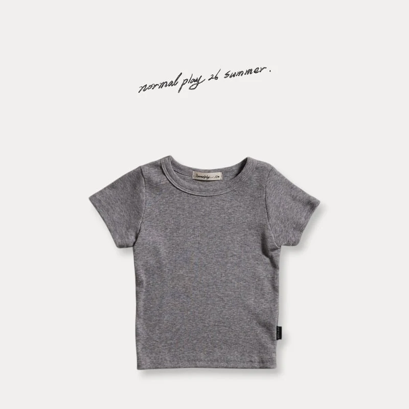 Normalplay - Korean Baby Fashion - #babyoutfit - Soft Short Sleeve Tee - 5