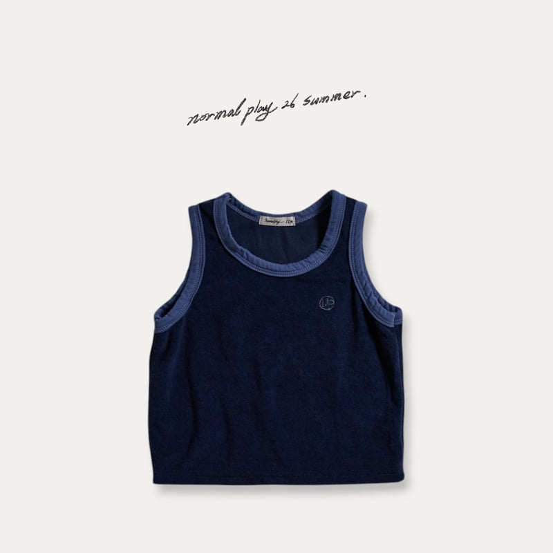 Normalplay - Korean Baby Fashion - #babywear - NP Terry Sleeveless Tee - 12