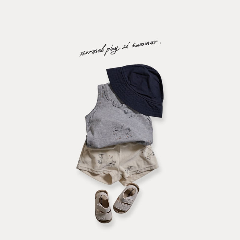 Normalplay - Korean Baby Fashion - #babywear - Pony Sleeveless Tee - 5