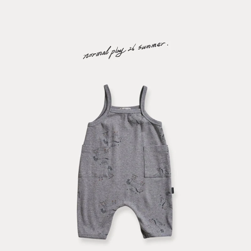 Normalplay - Korean Baby Fashion - #babyoutfit - Pony Overalls - 4