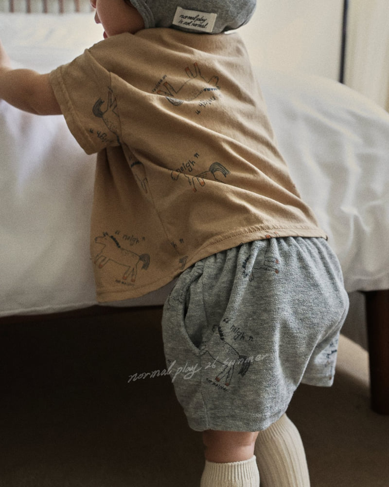 Normalplay - Korean Baby Fashion - #babywear - Pony Short Sleeve Tee - 9