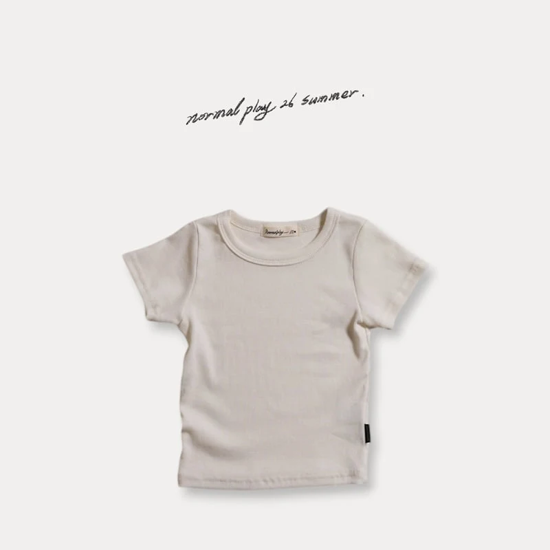 Normalplay - Korean Baby Fashion - #babywear - Soft Short Sleeve Tee - 6