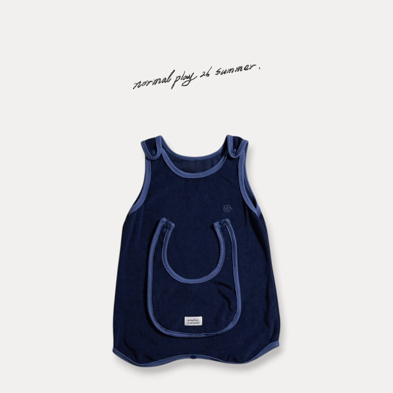 Normalplay - Korean Baby Fashion - #onlinebabyboutique - Normal Terry Bib - 5