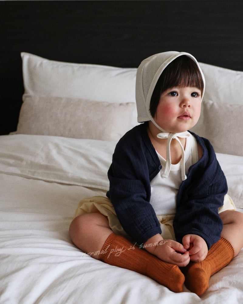 Normalplay - Korean Baby Fashion - #onlinebabyboutique - Soft Bonnet - 9