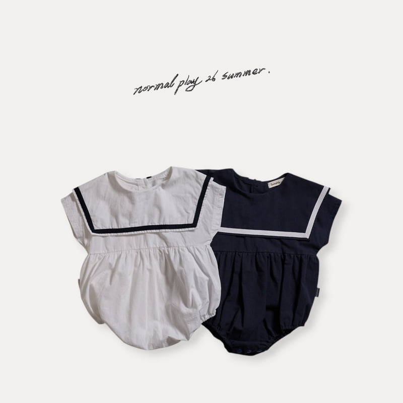 Normalplay - Korean Baby Fashion - #onlinebabyboutique - Marine Baby Suit