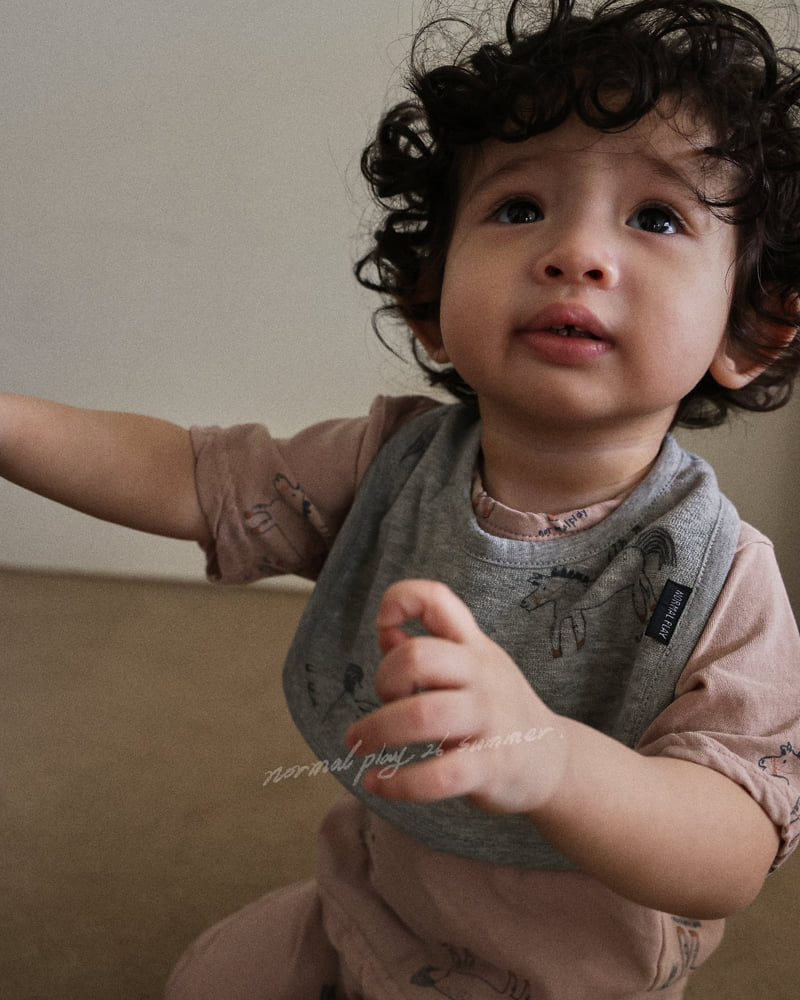 Normalplay - Korean Baby Fashion - #onlinebabyboutique - Pony Yum Yum Bib - 9