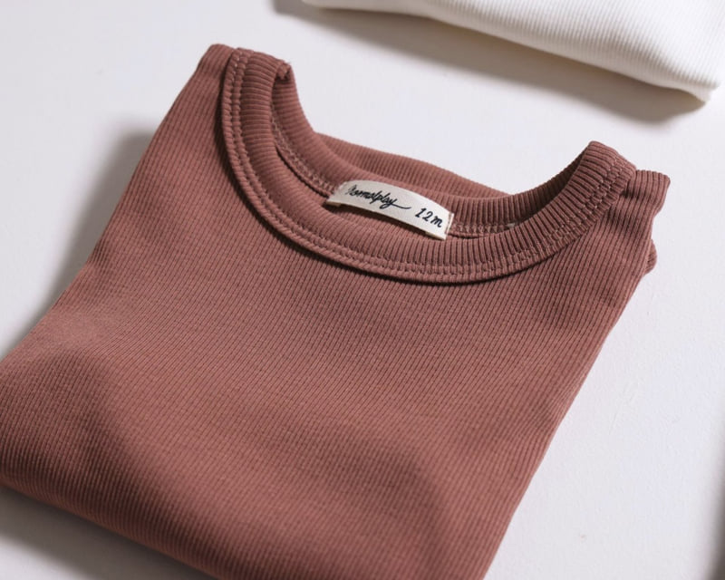 Normalplay - Korean Baby Fashion - #onlinebabyboutique - Soft Short Sleeve Tee - 7
