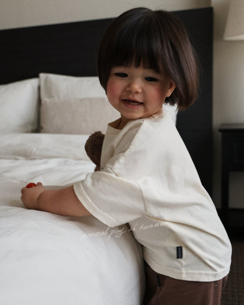 Normalplay - Korean Baby Fashion - #onlinebabyboutique - Egg Short Sleeve Tee - 9