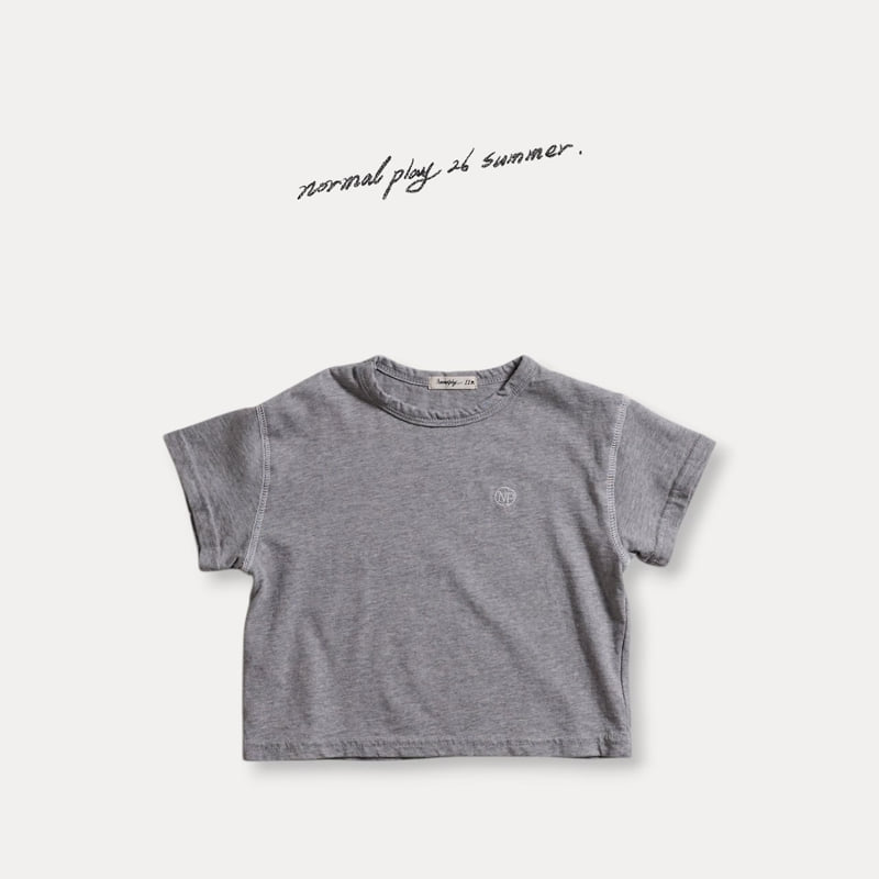 Normalplay - Korean Baby Fashion - #onlinebabyshop - French Single Short Sleeve Tee - 3