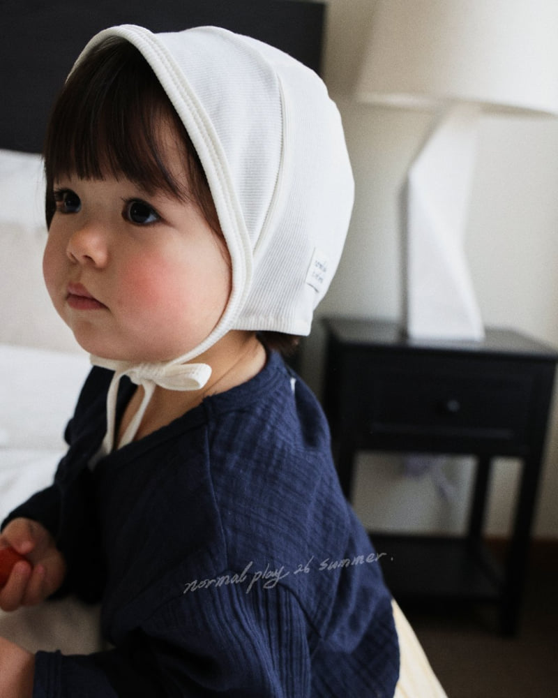 Normalplay - Korean Baby Fashion - #onlinebabyshop - Soft Bonnet - 10