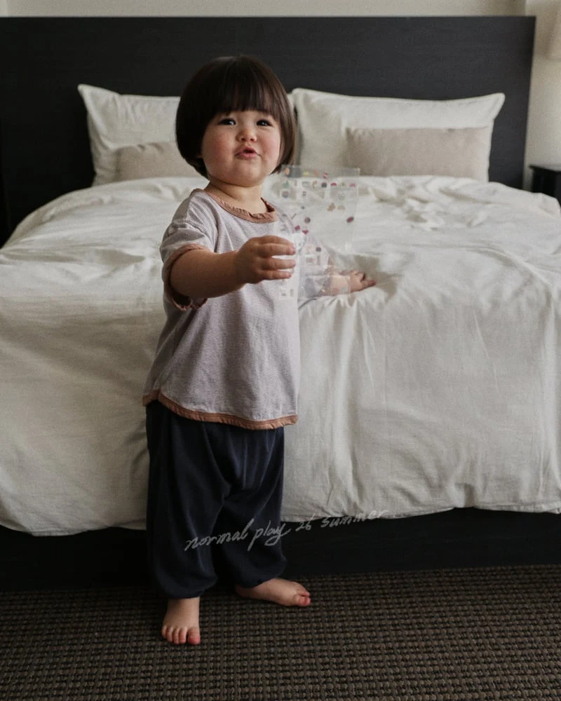 Normalplay - Korean Baby Fashion - #onlinebabyshop - Soft Pattern Tee - 8