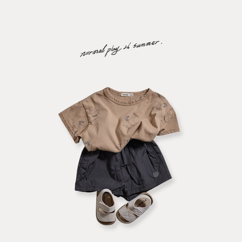 Normalplay - Korean Baby Fashion - #onlinebabyshop - Pony Short Sleeve Tee - 11