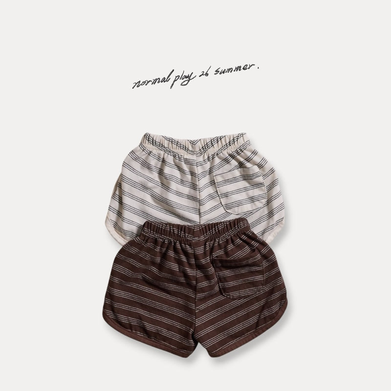 Normalplay - Korean Baby Fashion - #onlinebabyshop - Chocolate Shorts