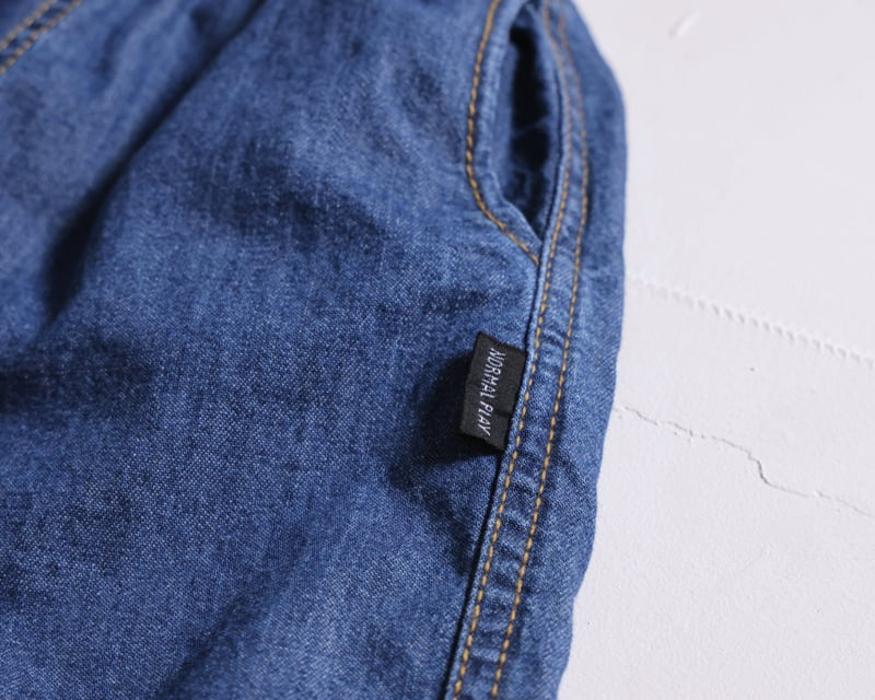 Normalplay - Korean Baby Fashion - #onlinebabyshop - Wide Denim Pants - 8