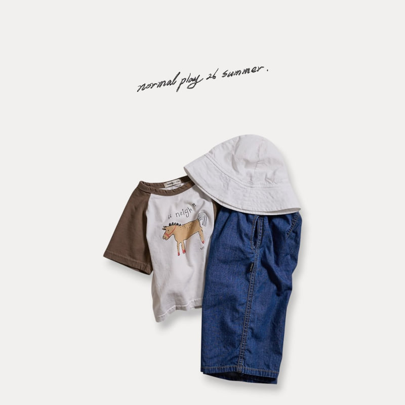Normalplay - Korean Baby Fashion - #smilingbaby - Pony Raglan Short Sleeve Tee - 5