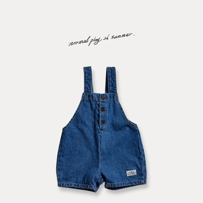 Normalplay - Korean Baby Fashion - #smilingbaby - Poppy Denim Overalls