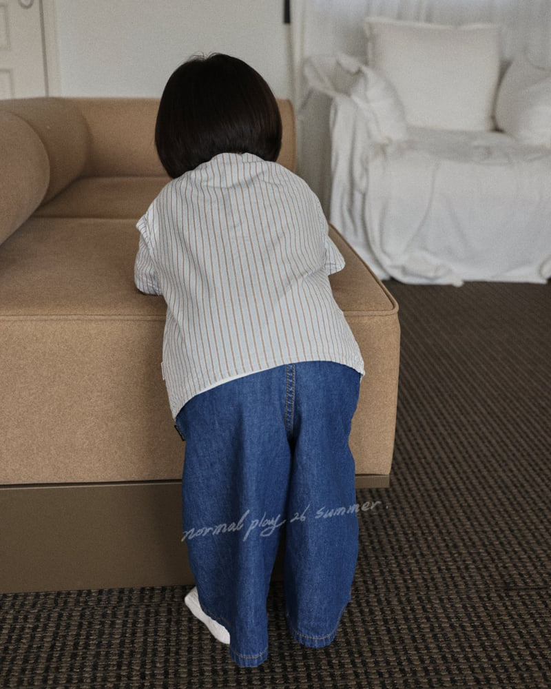 Normalplay - Korean Baby Fashion - #smilingbaby - Wide Denim Pants - 9