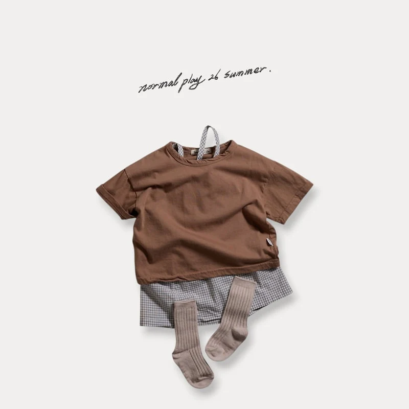 Normalplay - Korean Children Fashion - #childofig - Bio-washed Short Sleeve Tee - 4
