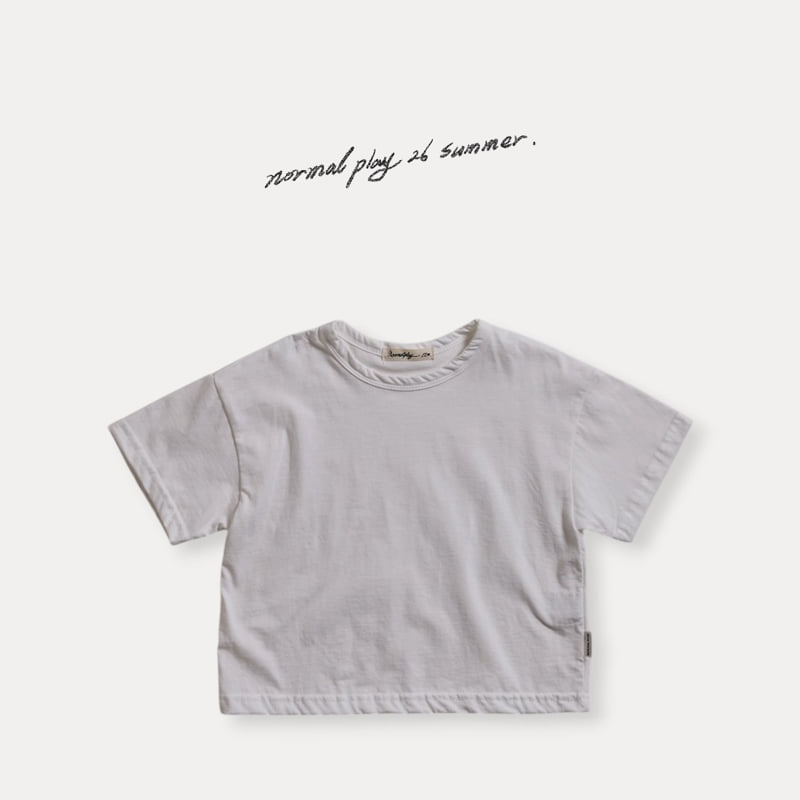Normalplay - Korean Children Fashion - #discoveringself - Bio-washed Short Sleeve Tee - 6