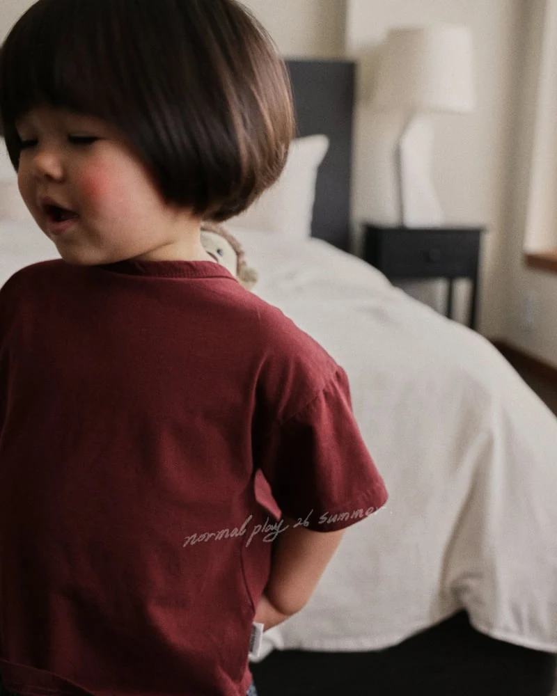 Normalplay - Korean Children Fashion - #fashionkids - Bio-washed Short Sleeve Tee - 7